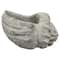 Santa's Workshop 10'' Cement Conch Planter Accent